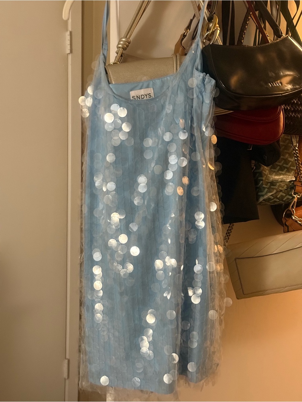 x REVOLVE Calypso Mini Dress in Blue